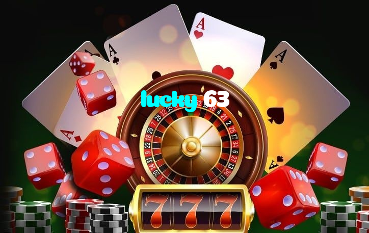 lucky 63 casino presented on mobile device in Pakistan with slots and live games